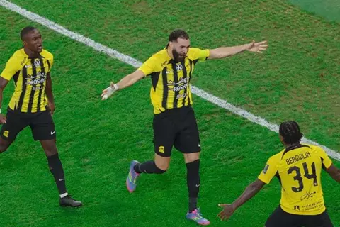 هدف اتحاد جدة الأول أمام القادسية