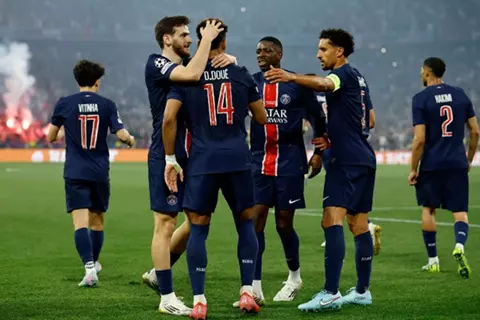 ملخص الشوط الأول من مباراة باريس سان جيرمان وإنتر