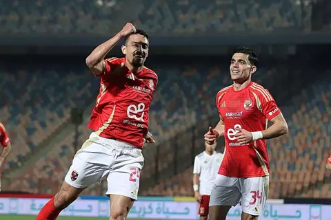 هدف الأهلي الأول أمام حرس الحدود (طاهر محمد طاهر)