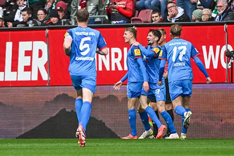 أهداف مباراة أوجسبورج وهولشتاين كيل