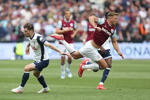 أهداف مباراة وست هام وتوتنهام