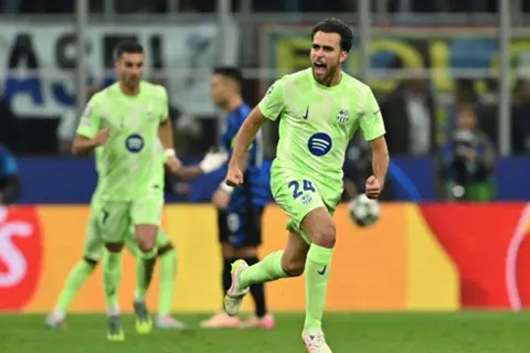 هدف برشلونة الأول أمام إنتر (إيريك جارسيا)