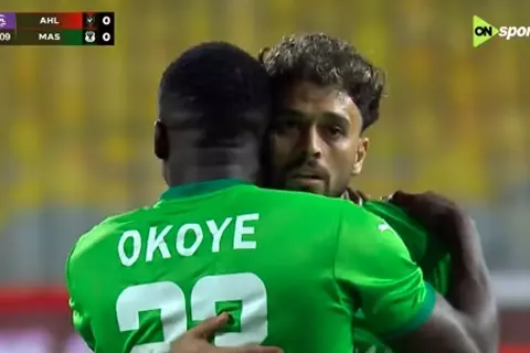 هدف المصري الأول أمام الأهلي (صلاح محسن)