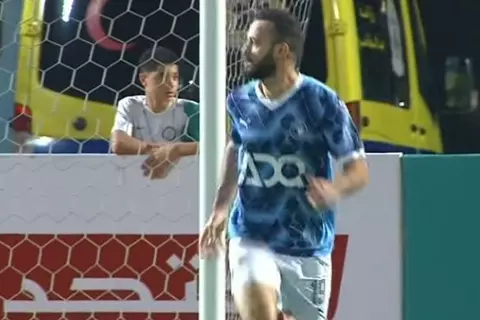 هدف بيراميدز الثاني أمام البنك الأهلي ( مروان حمدي )