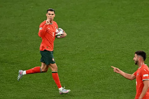 هدف رونالدو أمام إسبانيا