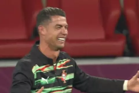 دموع رونالدو بعد الفوز بكأس دوري الأمم الأوروبية