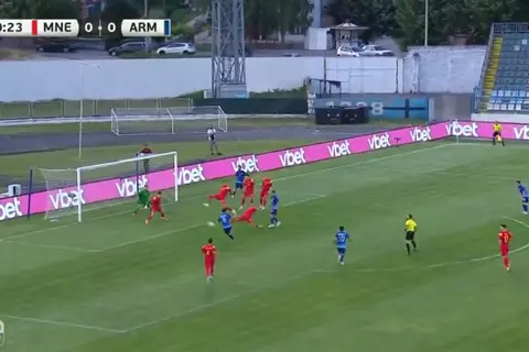 بعد 24 ثانية.. هدف أرمينيا الأول أمام الجبل الأسود