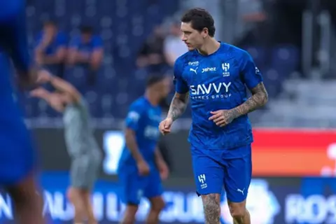 هدف الهلال الأول أمام الدحيل (نونيز)