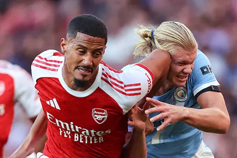 أهداف مباراة أرسنال ومانشستر سيتي