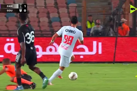 إصابة الحكم في مباراة الزمالك والجونة