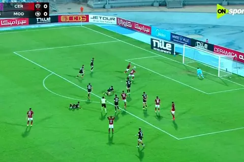 تقنية الفيديو تلغي هدفا لسيراميكا كليوباترا أمام مودرن سبورت