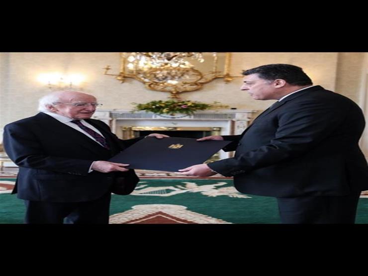 سفير مصر في دبلن يقدم أوراق اعتماده إلى رئيس أيرلندا