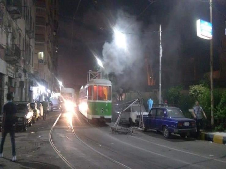 السيطرة على حريق بترام الإسكندرية