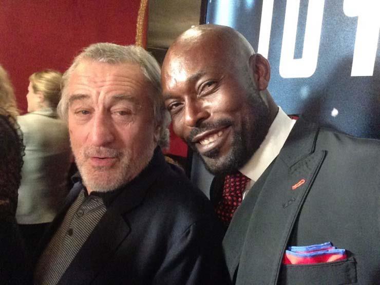 Jimmy Jean-Louis with DeNiro