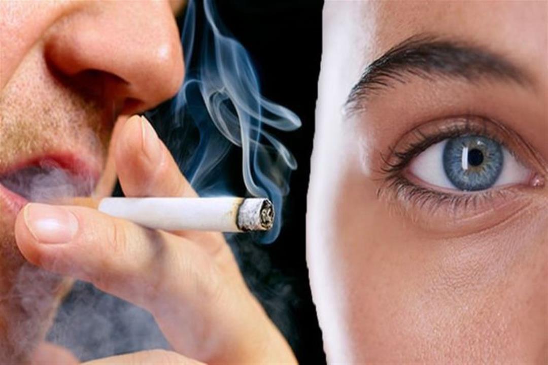 تأثير دخان السجائر على العين