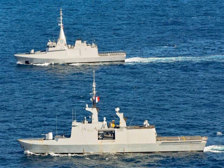 تدريب القوات البحرية المصرية والفرنسية