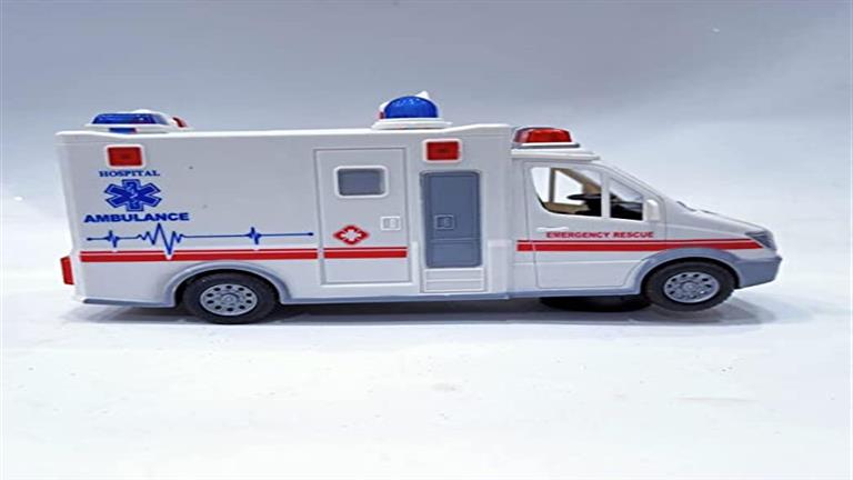 لعبة سيارة إسعاف للأطفال بأصوات ملونة وأضواء، بـ 155 جنيها