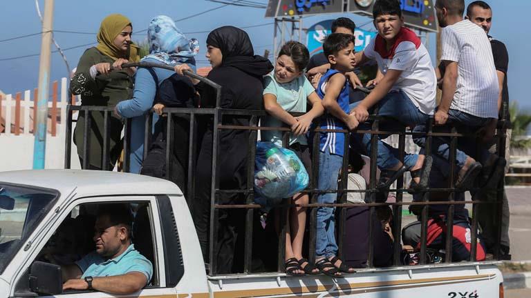 صورة 2 النازحون من قطاع غزة
