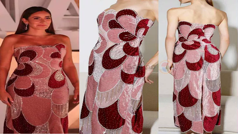 تصميم إطلالة الفنانة أمينة خليل