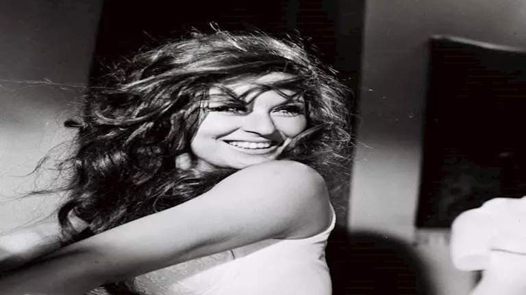 سعاد حسني من كواليس فيلم بئر الحرمان 