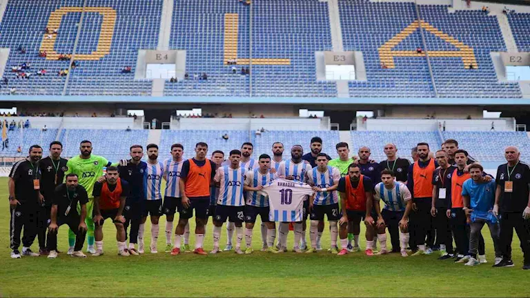 لاعبو بيراميدز يدعمون رمضان صبحي بطريقة خاصة