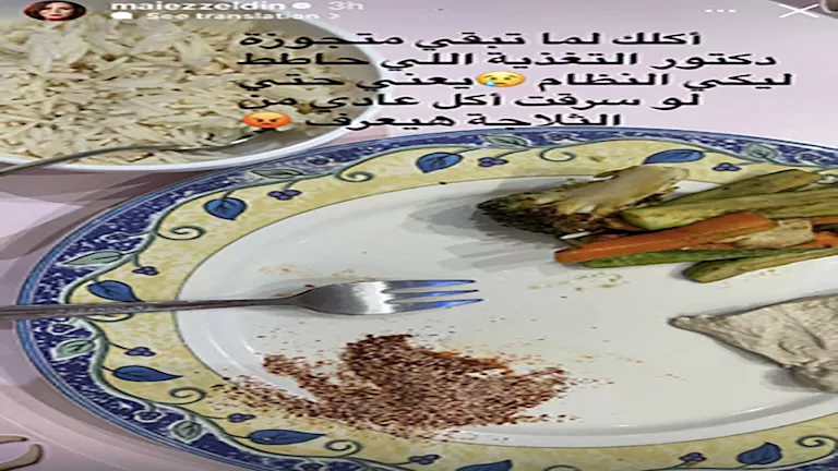 النظام الغذائي الجديد لمي عز الدين