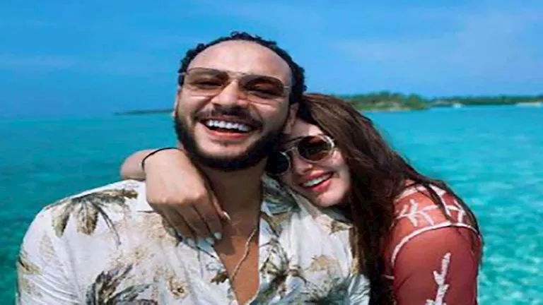 هنادي مهنا وزوجها أحمد خالد صالح2