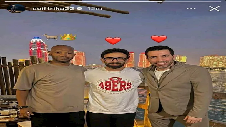سيف محمد أبو تريكة يتفاعل علي صورة شيكابالا