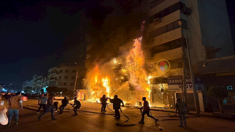  حريق مصر الجديدة
