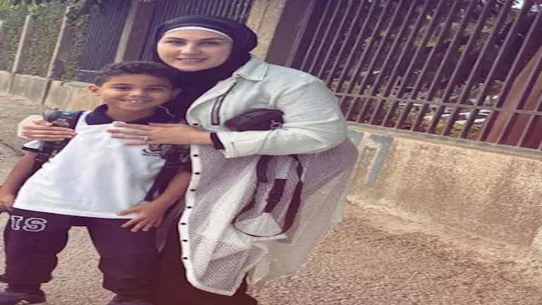  ريهام الشيمي زوجة نجم الأهلي السابق مؤمن زكريا 