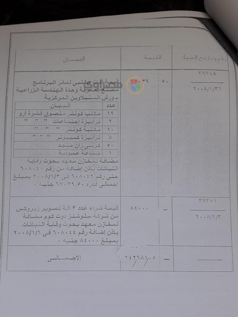 تقرير مخالفات مسئولي مشروع ذبابة الفاكهة (9)