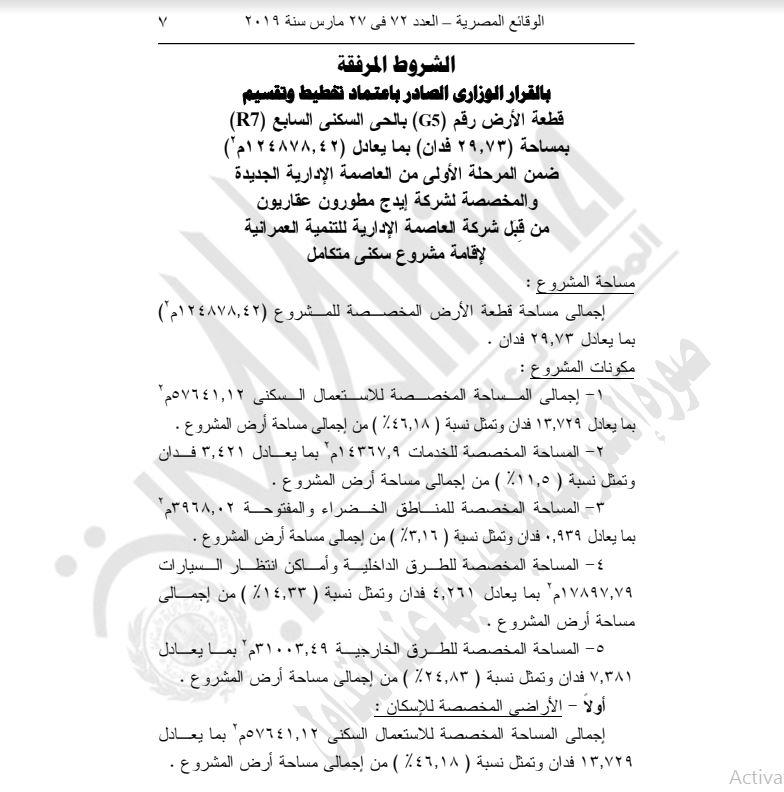 مدبولي يعتمد تخطيط 29 فدانًا لإنشار مشروع عمراني بالمرحلة الأولى للعاصمة الإدارية 4