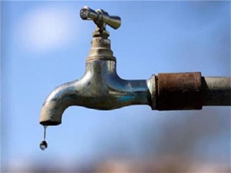 قطع المياه عن الشيخ زايد لمدة 8 ساعات