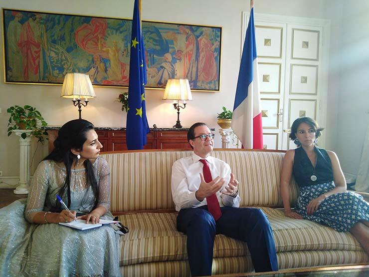 سفير فرنسا بالقاهرة يشيد بإنشاء منتدى للغاز في شرق المتوسط  (2)