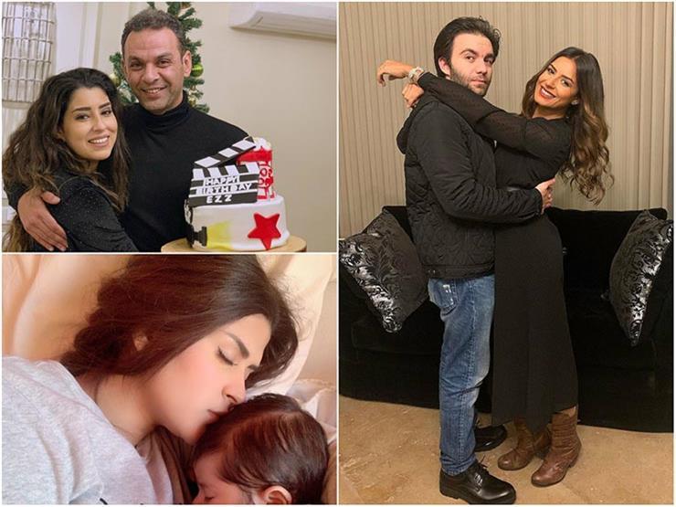 احتفال النجوم برأس السنة