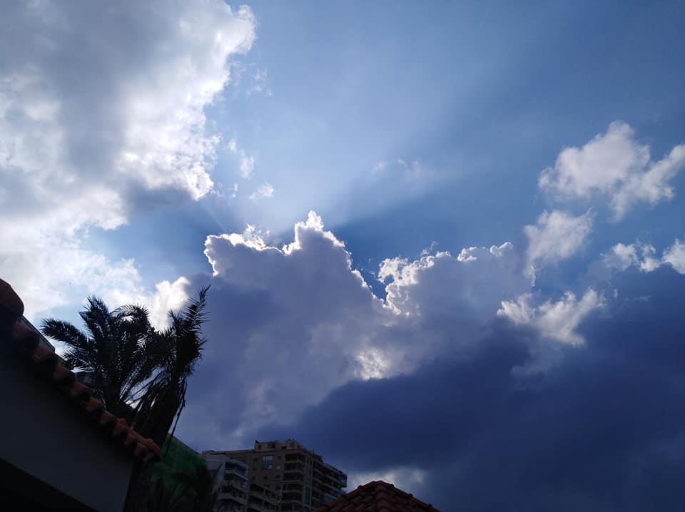 سحب ركامية وغيوم يغطي سماء الإسكندرية (4)