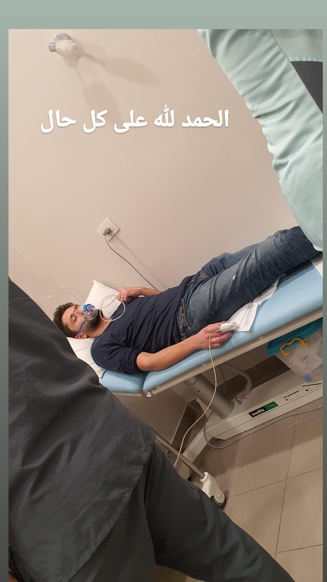 كريم محمود عبد العزيز في المستشفى