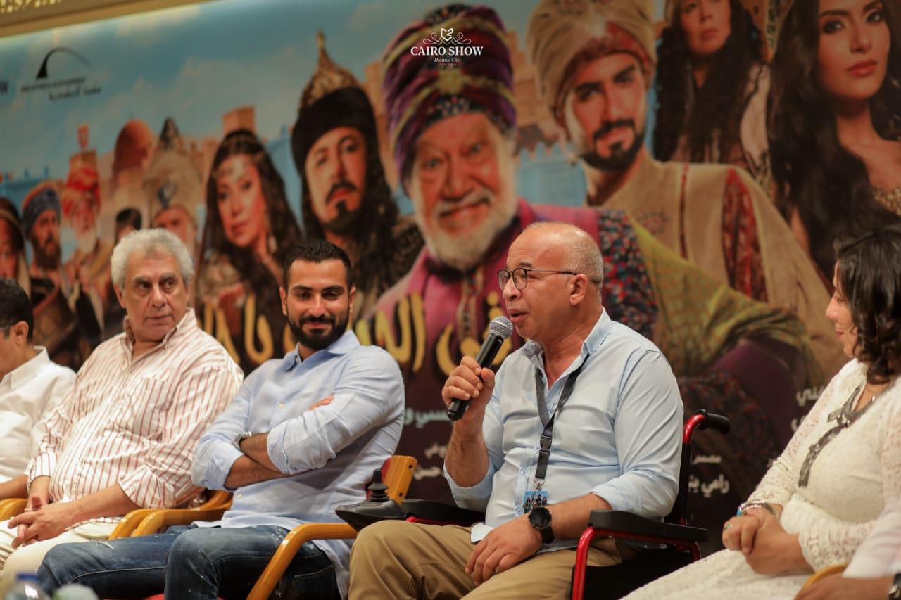 مؤتمر صحفي لصناع مسرحية ياما في الجراب يا حاوي