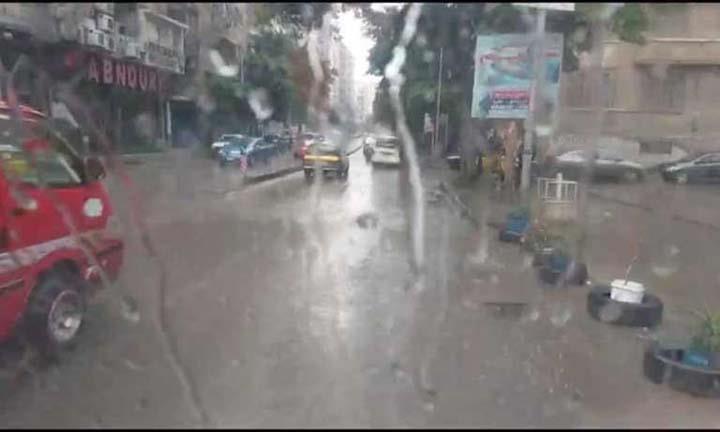 هطول أمطار على الإسكندرية (8)