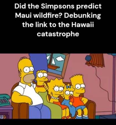 مسلسل ذا سيمبسونز يتنبأ بحرائق هاواي.JPG 1