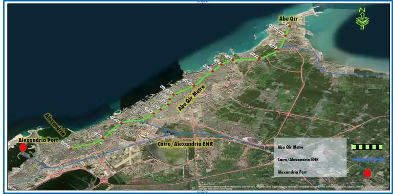تشغيل وصيانة مترو أبو قير بالاسكندرية. 1