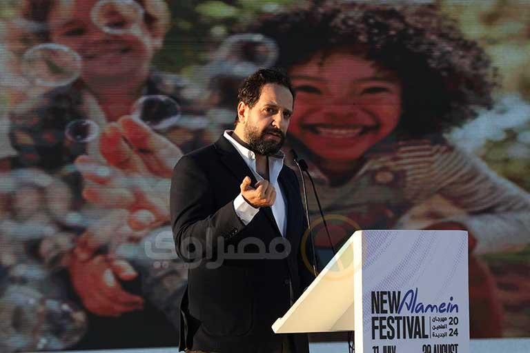 أحمد أمين في مهرجان العلمين الجديدة