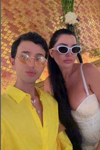 لاميتا فرنجيه والبلوجر أحمد حجازي