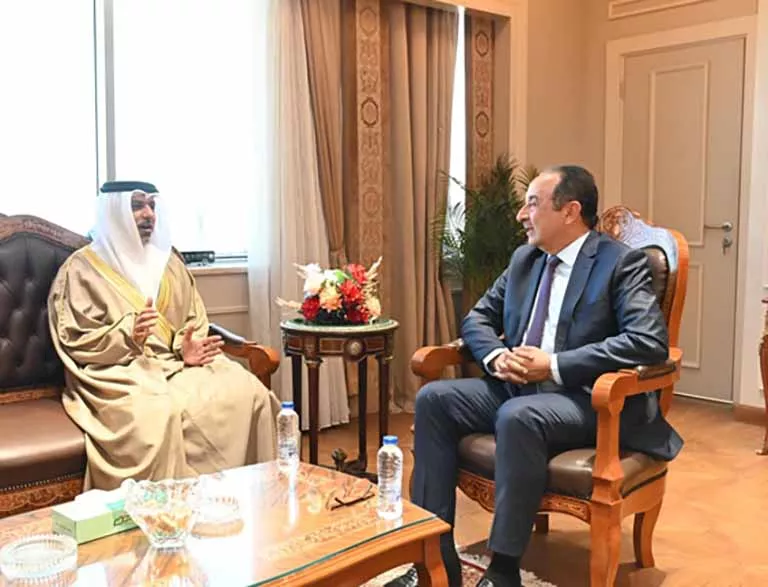 سفير الإمارات مع وزير قطاع الأعمال المصري
