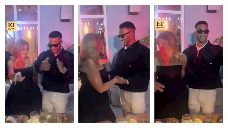 بالفيديو.. رقص محمد رمضان مع يسرا في مهرجان الجونة السينمائي_3