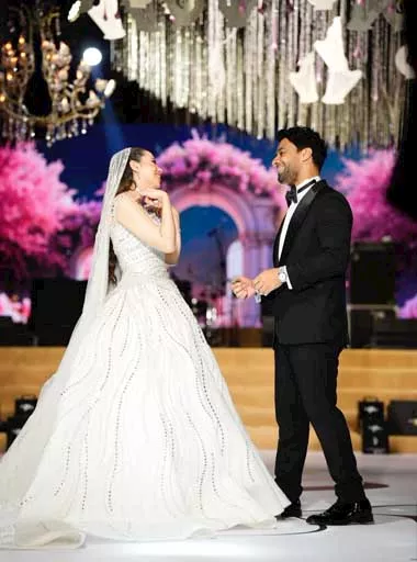 رقص وغنا مع العروسة.. حفل زفاف المطرب أحمد جمال وفرح الموجي_9