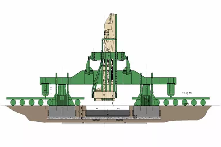 نقل تمثال الملك رمسيس الثاني (5)