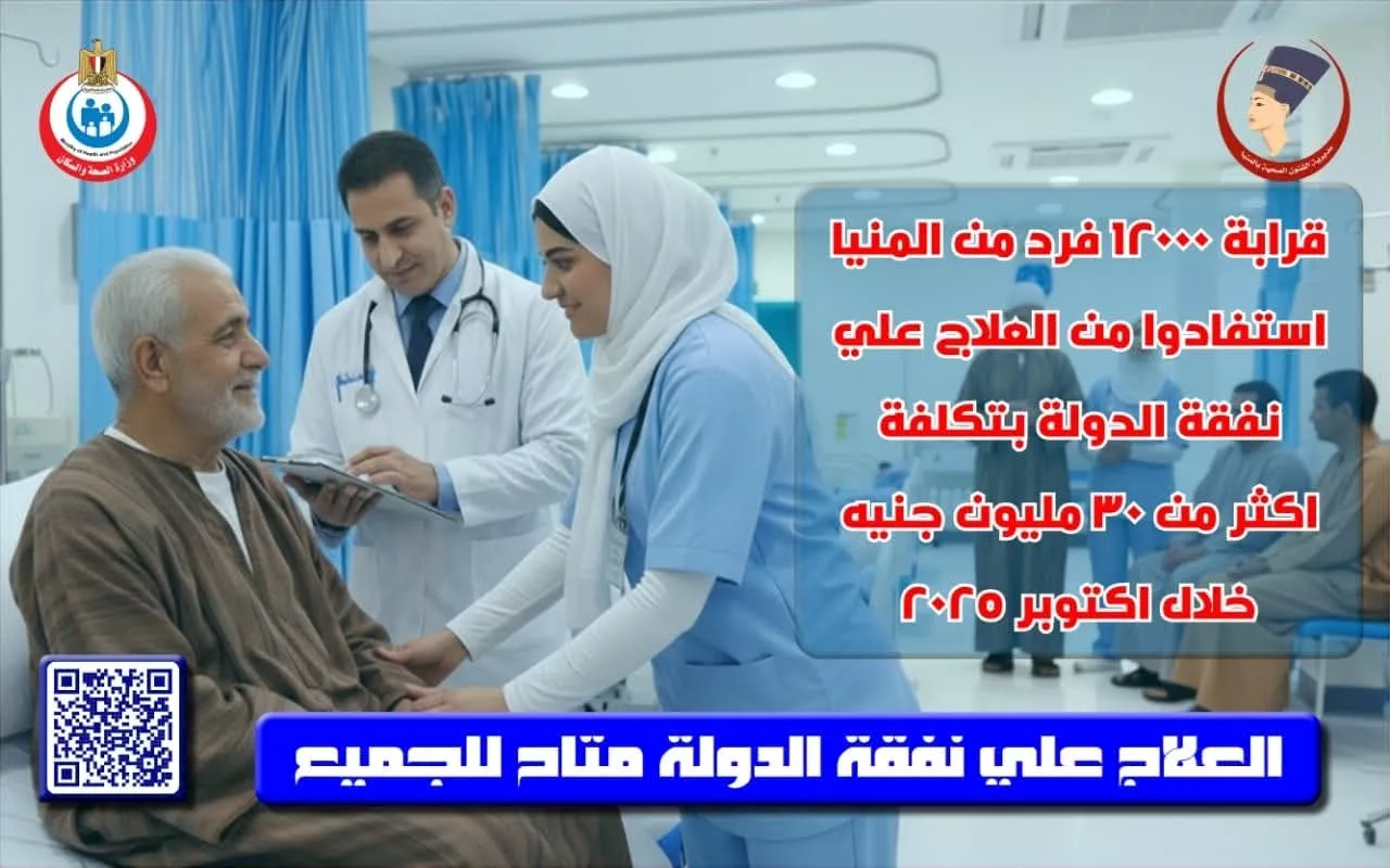 ٣٠ مليون جنيه قيمة العلاج على نفقة الدولة لأهالي