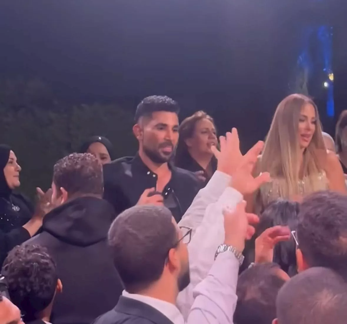 ريم مصطفى في حفل زفاف نجلها_4