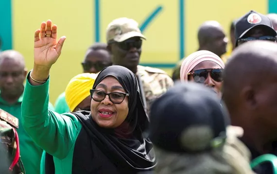 صورة رئيسة تنزانيا